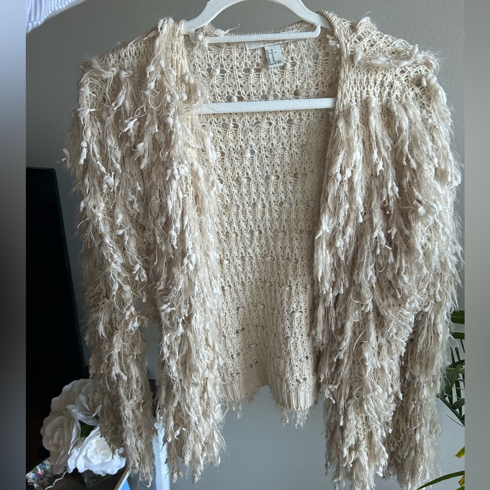 Shaggy Cardigan Fall Fluffy Sweater